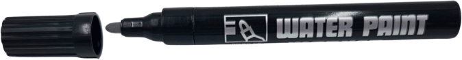 Pisak wodny Snowman Water Paint, okrągła, 1.5-3.0mm, czarny