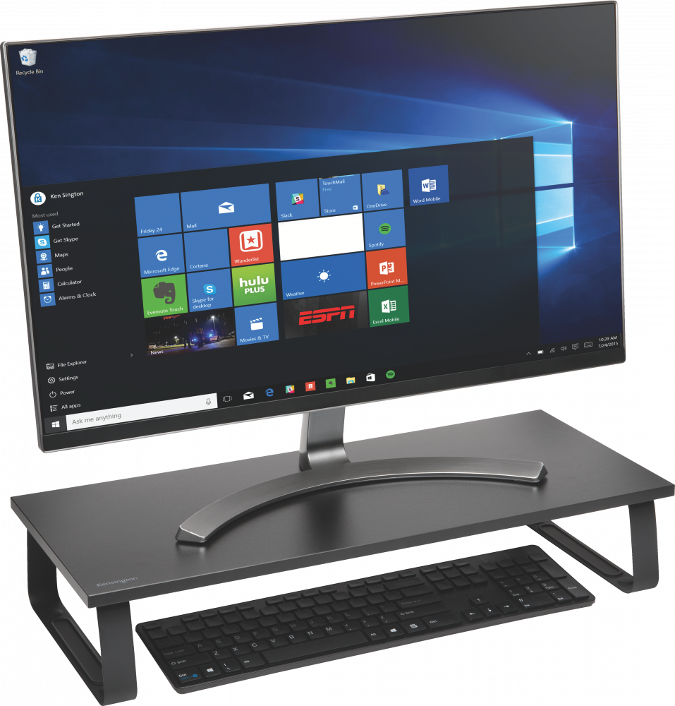 Podstawka pod monitor Kensington, ekstraszeroka, czarny