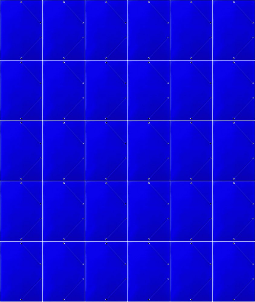 100x Teczka kartonowa z narożną gumką Donau, A4, 3-skrzydłowa, 400g/m2, niebieski