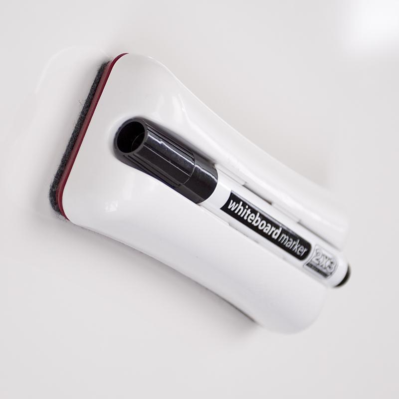 Czyścik magnetyczny 2x3 Duo, 122x56x31mm, biały