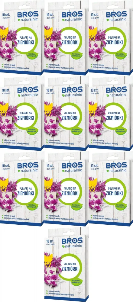 10x Pułapki na ziemiórki Bros Naturalnie