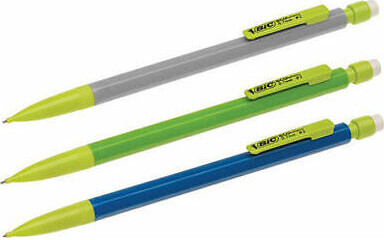 3x Ołówek automatyczny Bic ECOlution Matic Classic, 0.7mm, HB, z gumką, mix kolorów