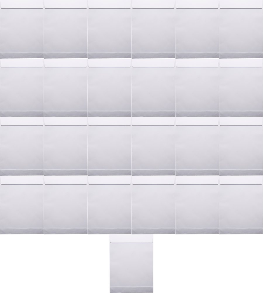 25x Koperta rozszerzana NC, B5, z paskiem HK, 10 sztuk, biały