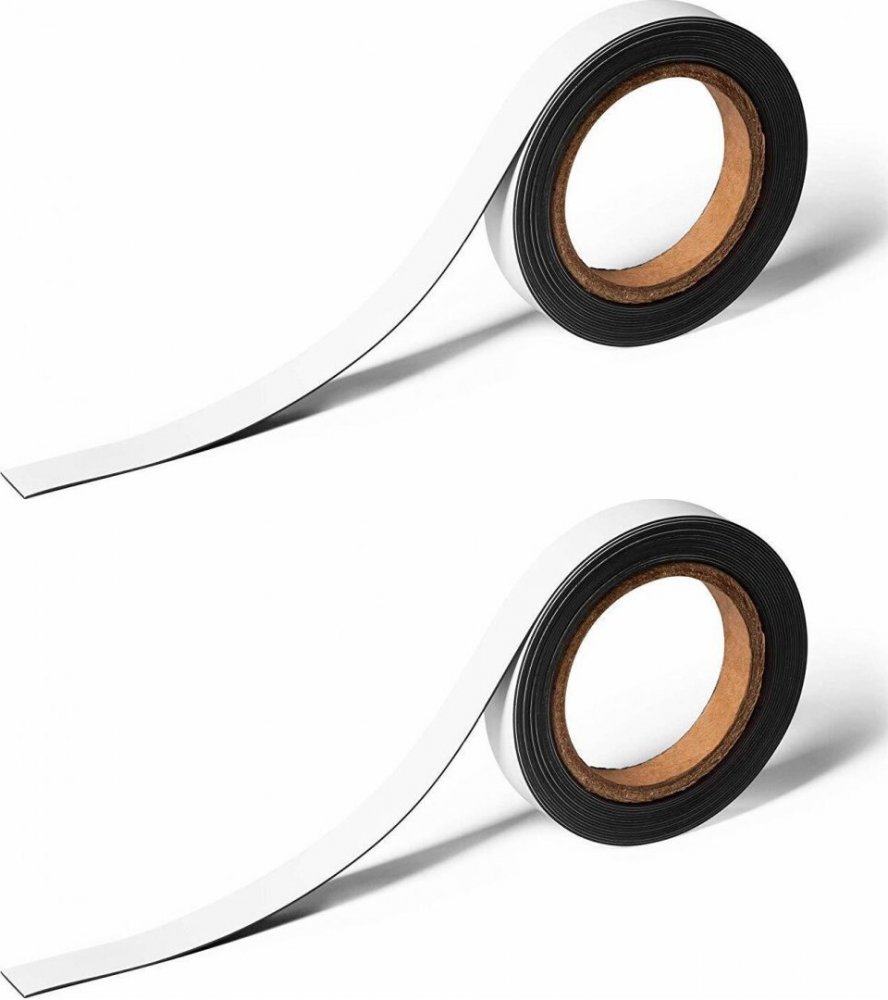 2x Taśma magnetyczna Durable, 20mmx5m, biały