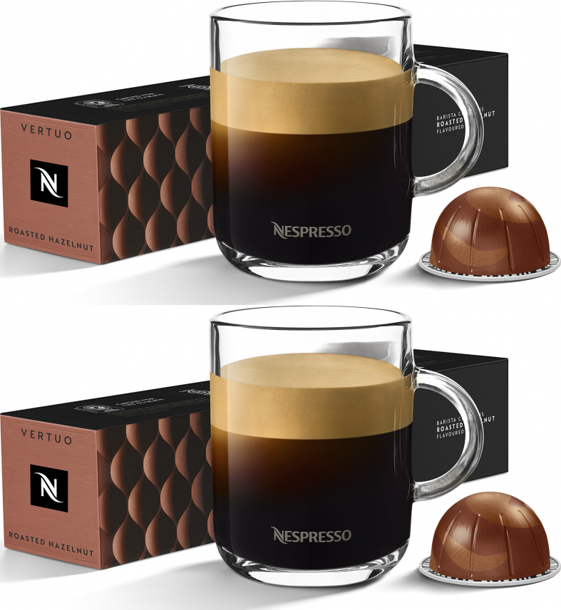 2x Kapsułki do ekspresu Nespresso Barista Creations Roasted Hazelnut (Hazelino Muffin), 10 sztuk