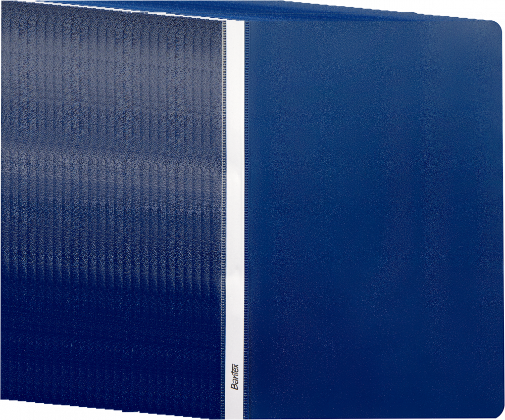 25x skoroszyt plastikowy bez oczek Bantex Budget, A4, do 200 kartek, granatowy
