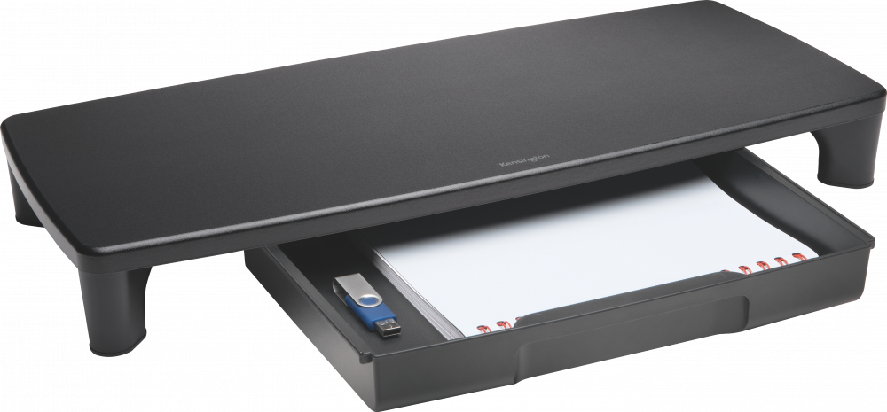Podstawka pod monitor Kensington SmartFit, z szufladą, czarny