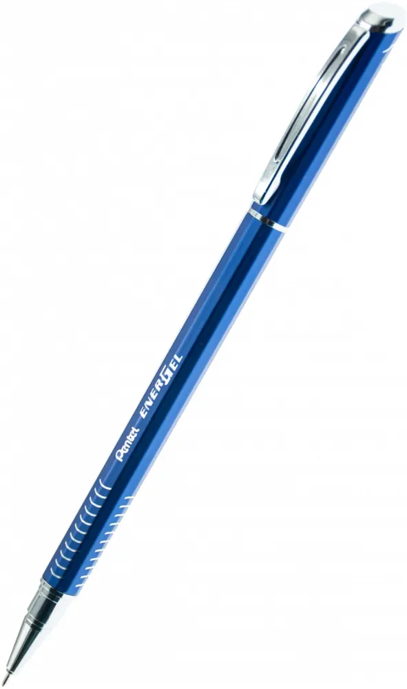 Pióro kulkowe Pentel EnerGel Slim BLN-455, 0.5mm, w etui, niebieski