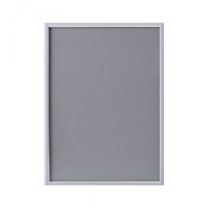 Ramka plakatowa zatrzaskowa Artimega, ostre narożniki, A3, 1 sztuka, srebrny