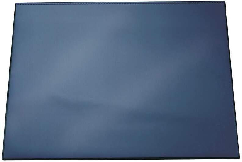 Podkład na biurko Durable, 650x520mm, z zakładką, granatowy