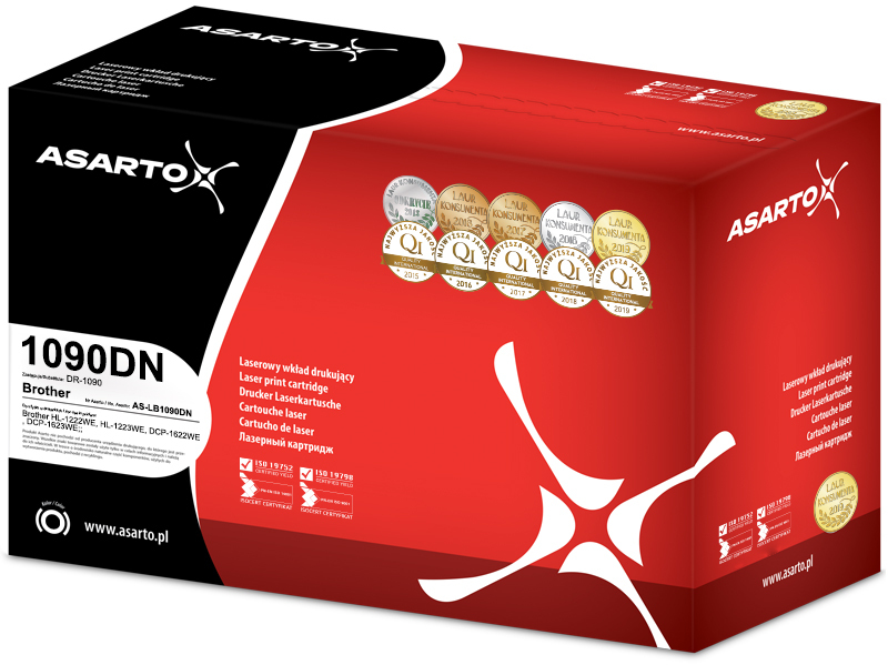 Bęben Asarto AS-LB1090DN (DR-1090), 10000 stron, black (czarny)