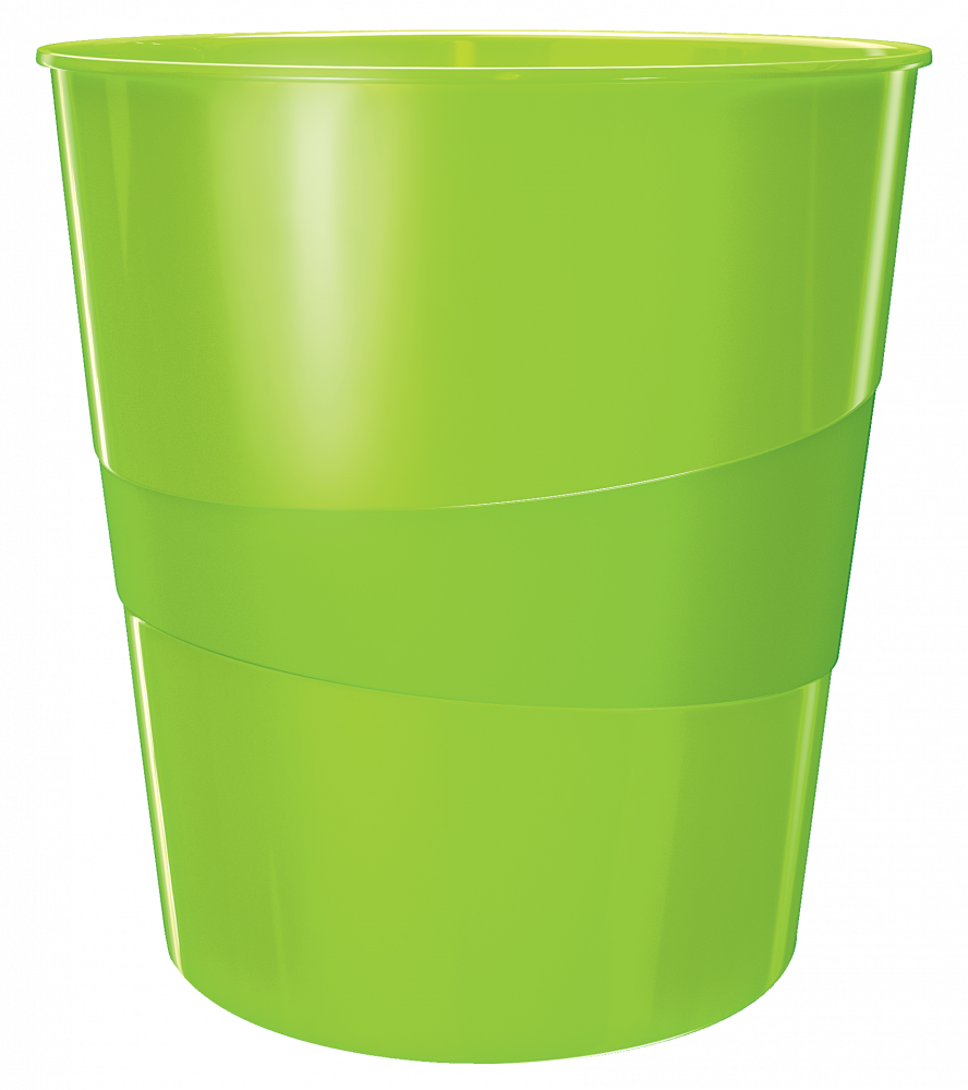 Kosz na śmieci Leitz WOW, 15L, zielony