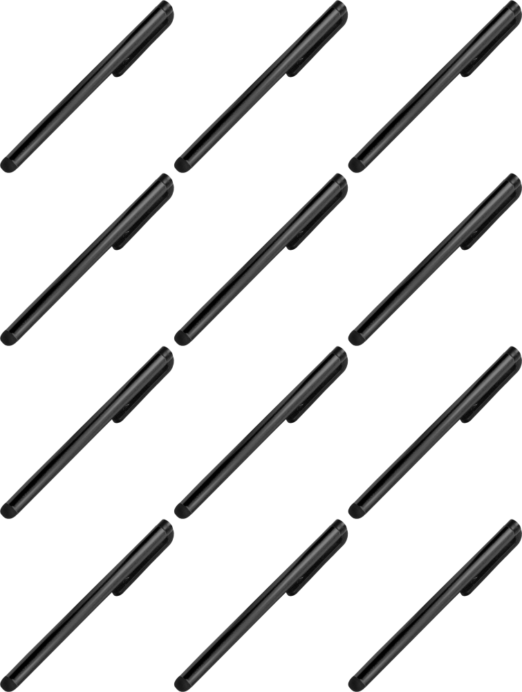 12x Rysik do tabletów i smartfonów R1, czarny