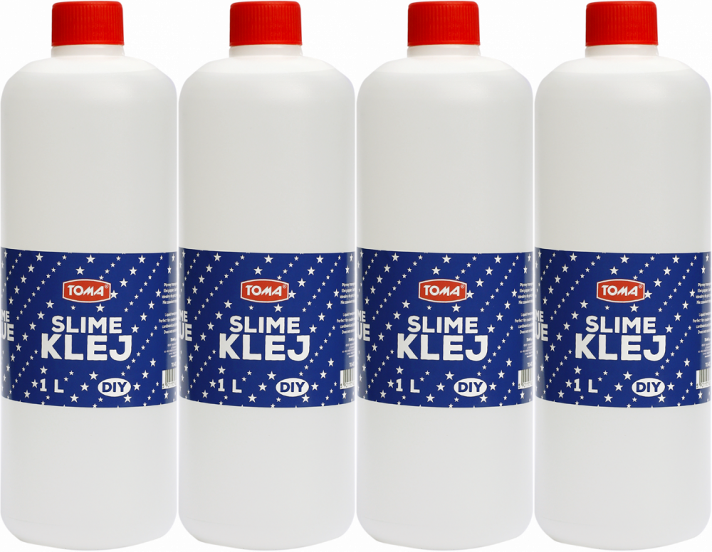 4x Klej w płynie Toma Slime TO-482, 1l