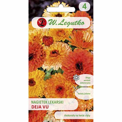 1 pac, Gălbenele Deja Vu, mix multicolor - Semințe: Mod de ambalare: 2 g