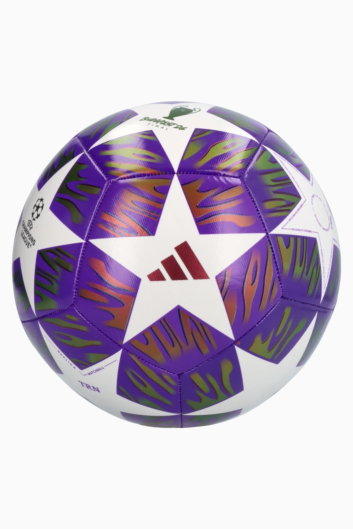 Piłka adidas UCL Training 25/26 Final rozmiar 4 - Fioletowy