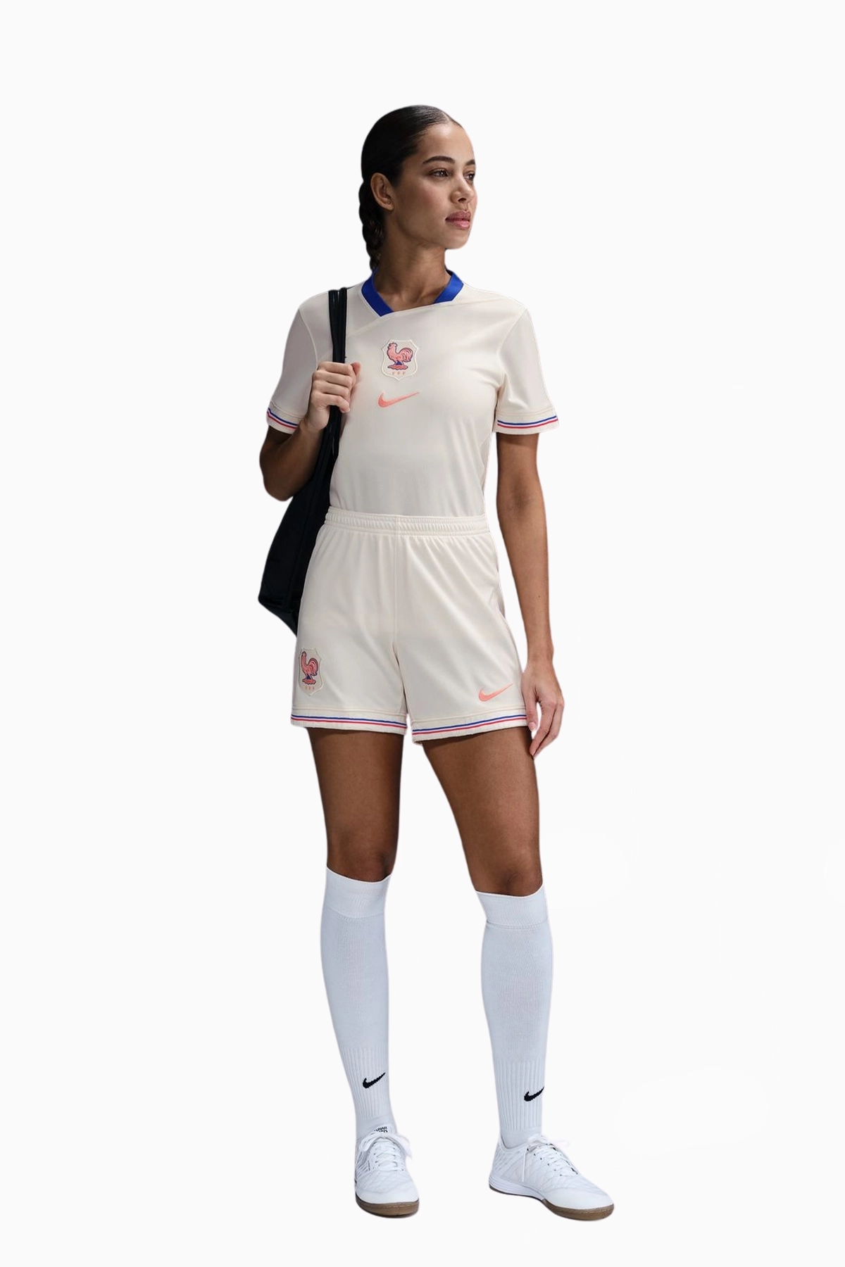Spodenki Reprezentacji Francji Nike 2025 Wyjazdowe Stadium Damskie - Biały