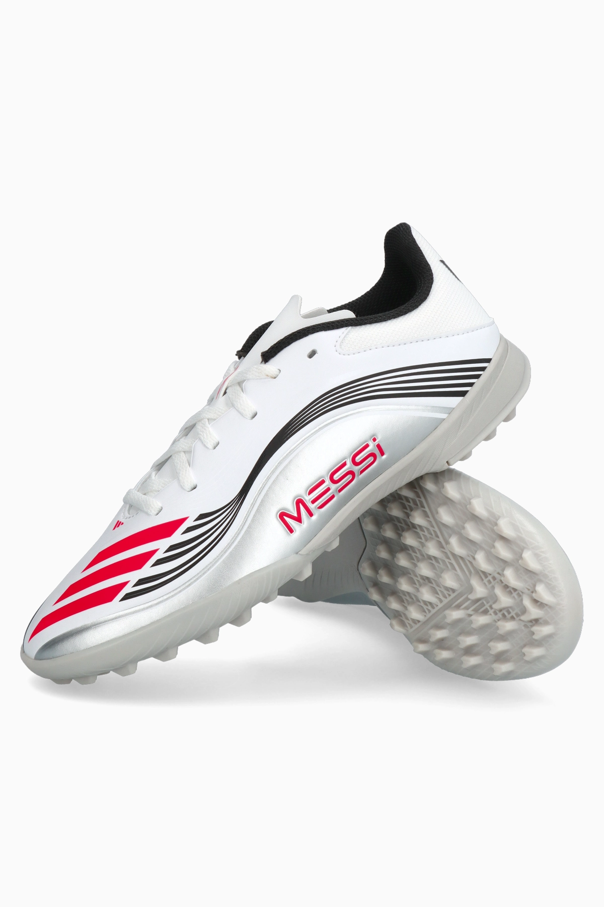 Turfy adidas F50 League Messi TF Junior - Srebrny