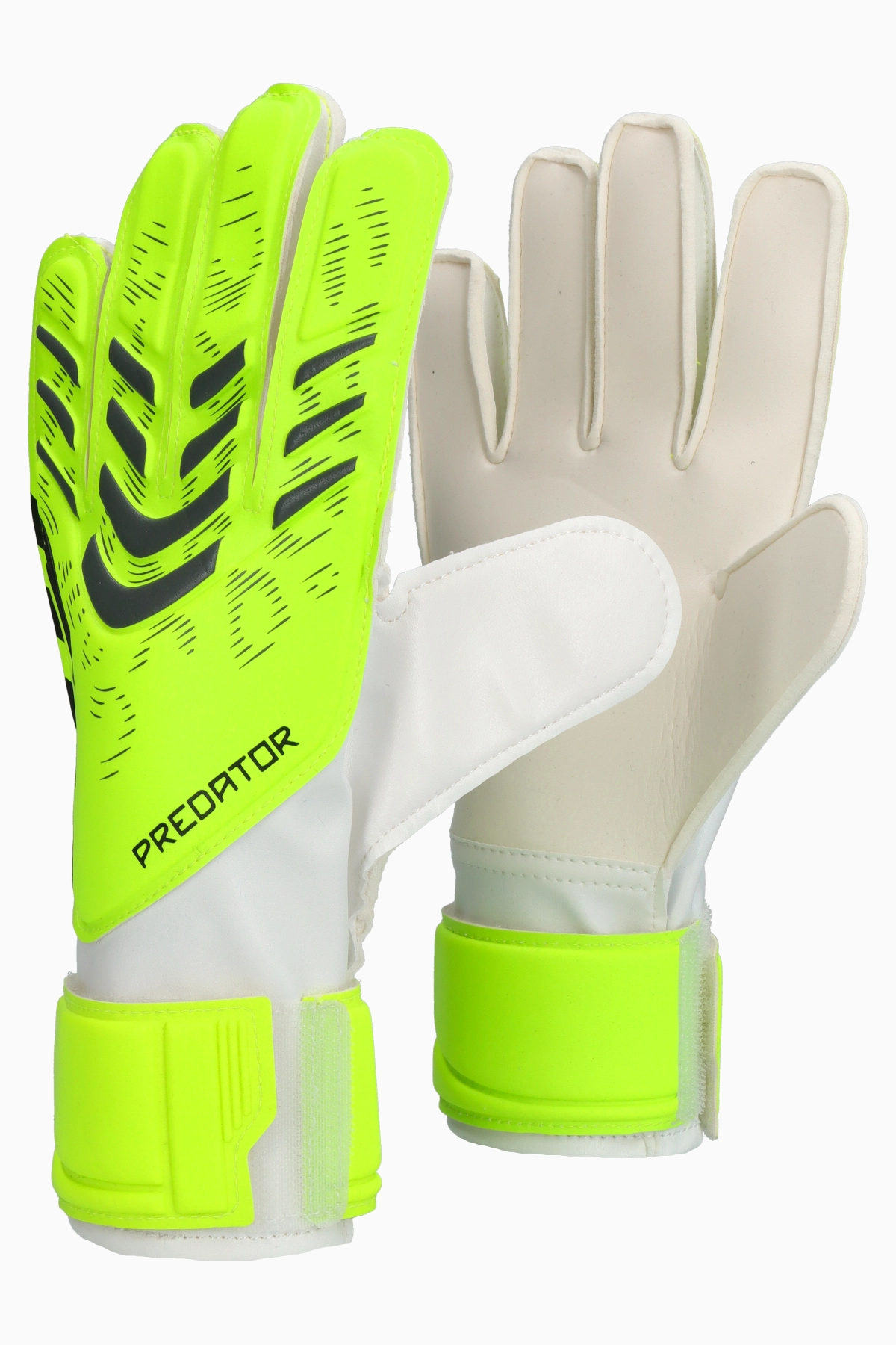 Rękawice adidas Predator Training Junior - Limonkowy