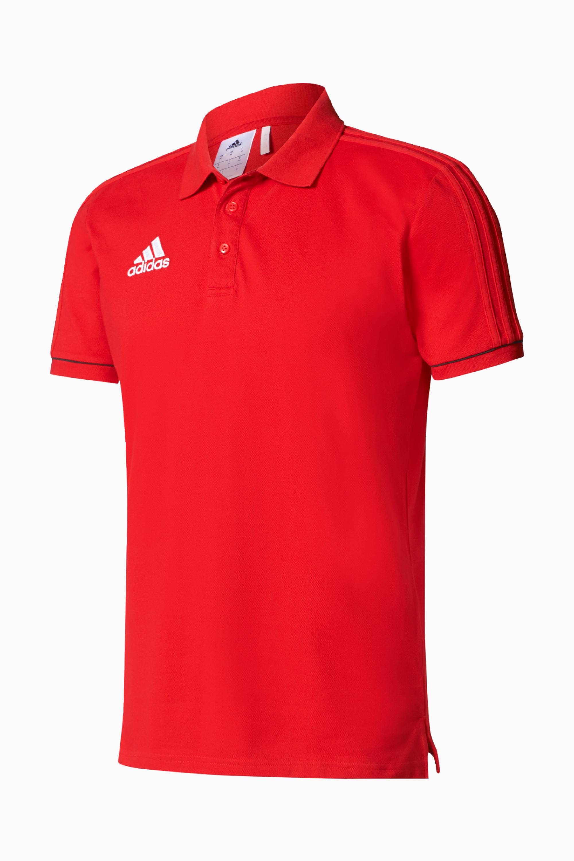 Koszulka adidas Tiro 17 Polo - Czerwony