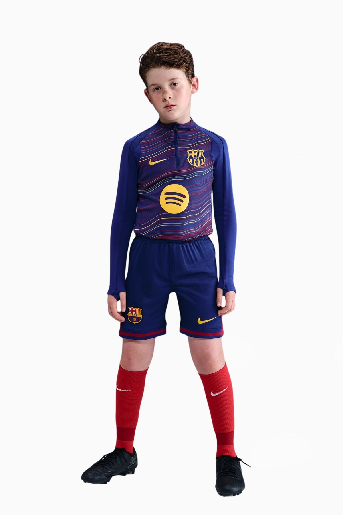 Spodenki Nike FC Barcelona 25/26 Domowe Stadium Junior - Granatowy