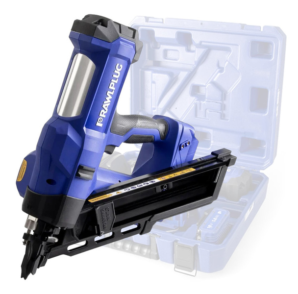 Gwoździarka akumulatorowa do drewna RAWLPLUG 110J w walizce - zestaw XL1