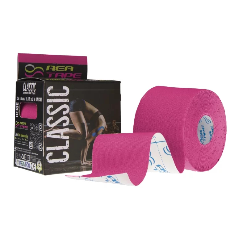 Reatape - taśma kinezjologiczna classic, różowa, 1 sztuka
