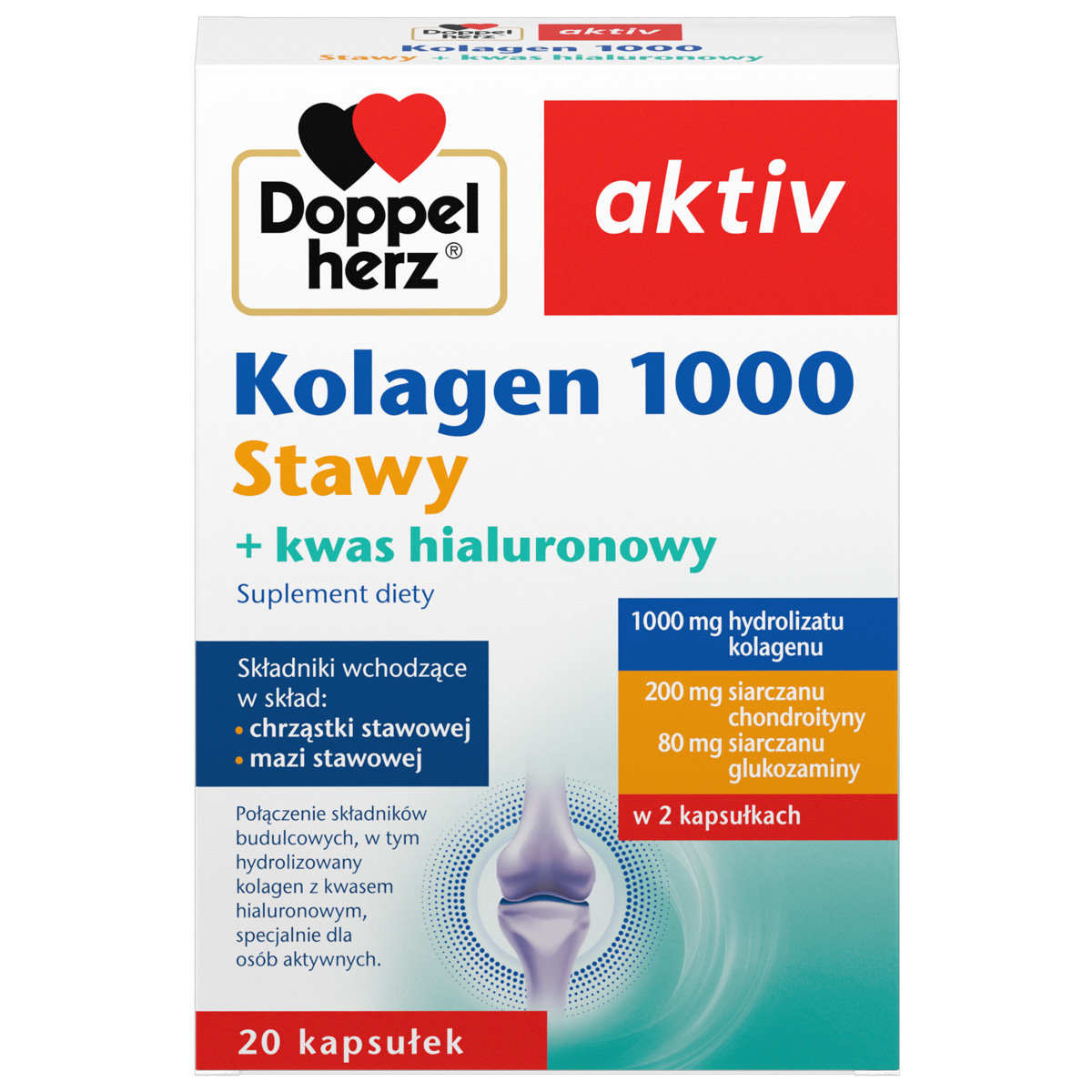 Doppelherz aktiv kolagen 1000, 20 kapsułek