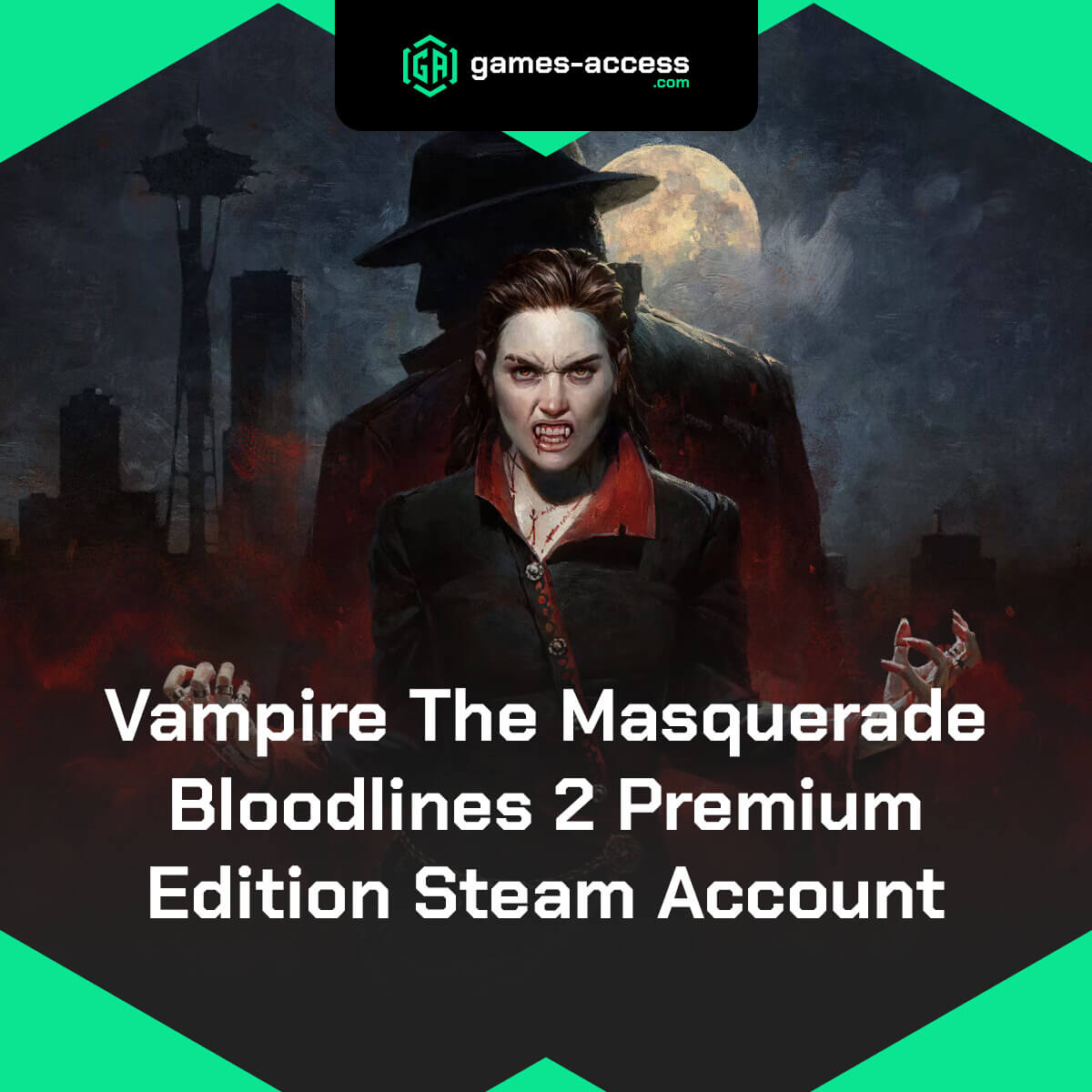 Vampire The Masquerade Bloodlines 2 PC Steam Account – Offline Access