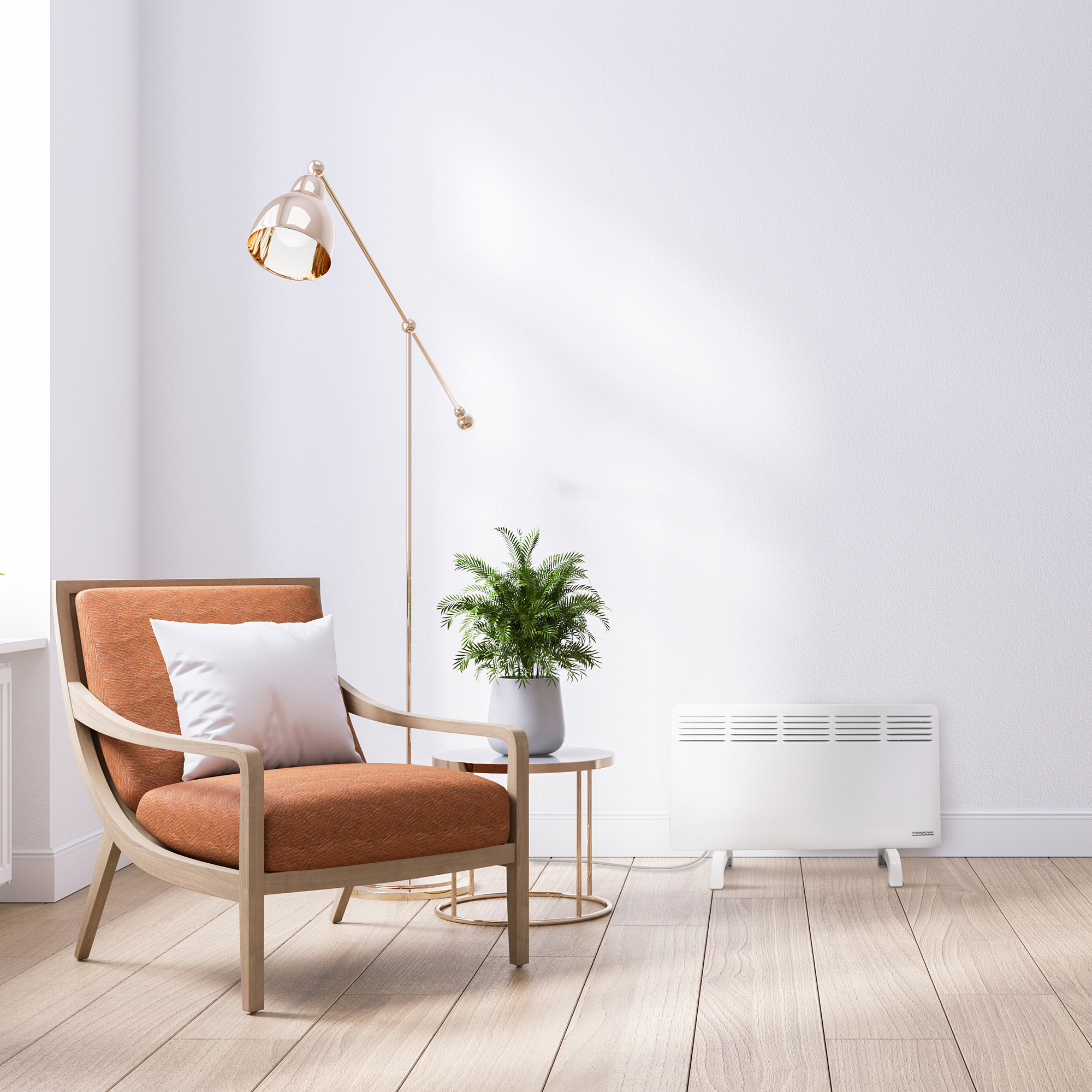 Thermoval T17 PRO grzejnik konwektorowy 6x40 cm 500 W