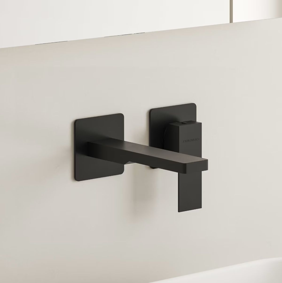 Kronenbach Quara 3.0 Black bateria umywalkowa podtynkowa czarny mat KB100355C11 - Wysyłka w 24h