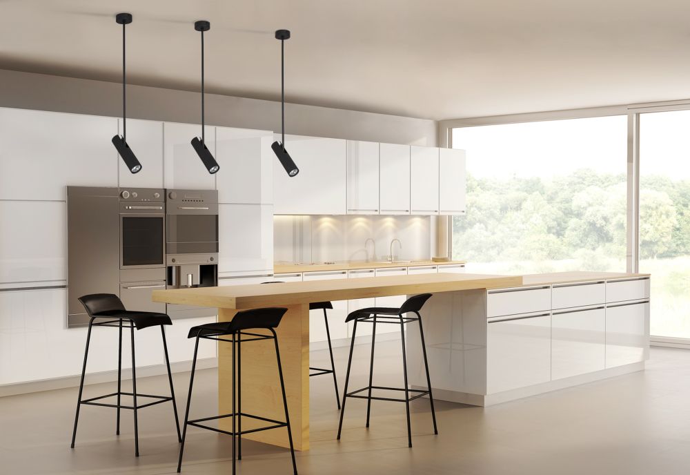 Nowodvorski Lighting Eye Super Black B lampa podsufitowa 1x35W czarna 6503