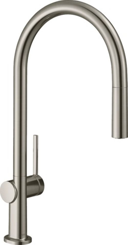 Hansgrohe Talis M54 bateria kuchenna stojąca z wyciąganą wylewką stal szlachetna 72803800 - Wysyłka w 24h