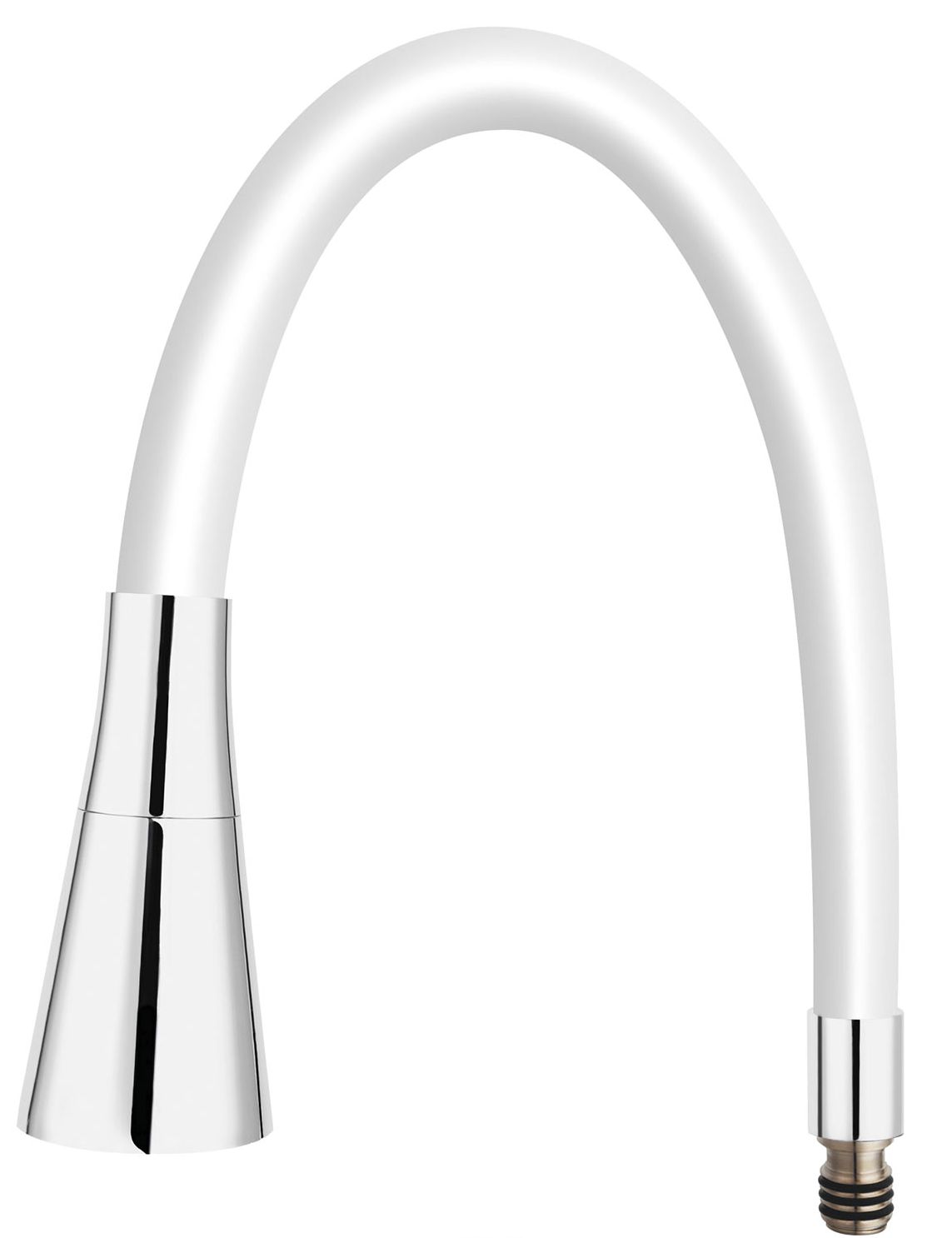 Ferro Elastico II wylewka do baterii kuchennej biały W101W-B - Wysyłka w 24h