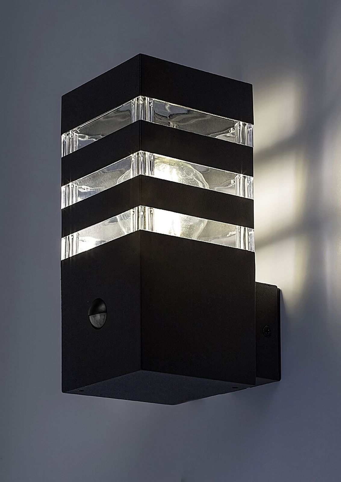 Rabalux Ankara kinkiet zewnętrzny 1x12W z czujnikiem ruchu antracyt 77025