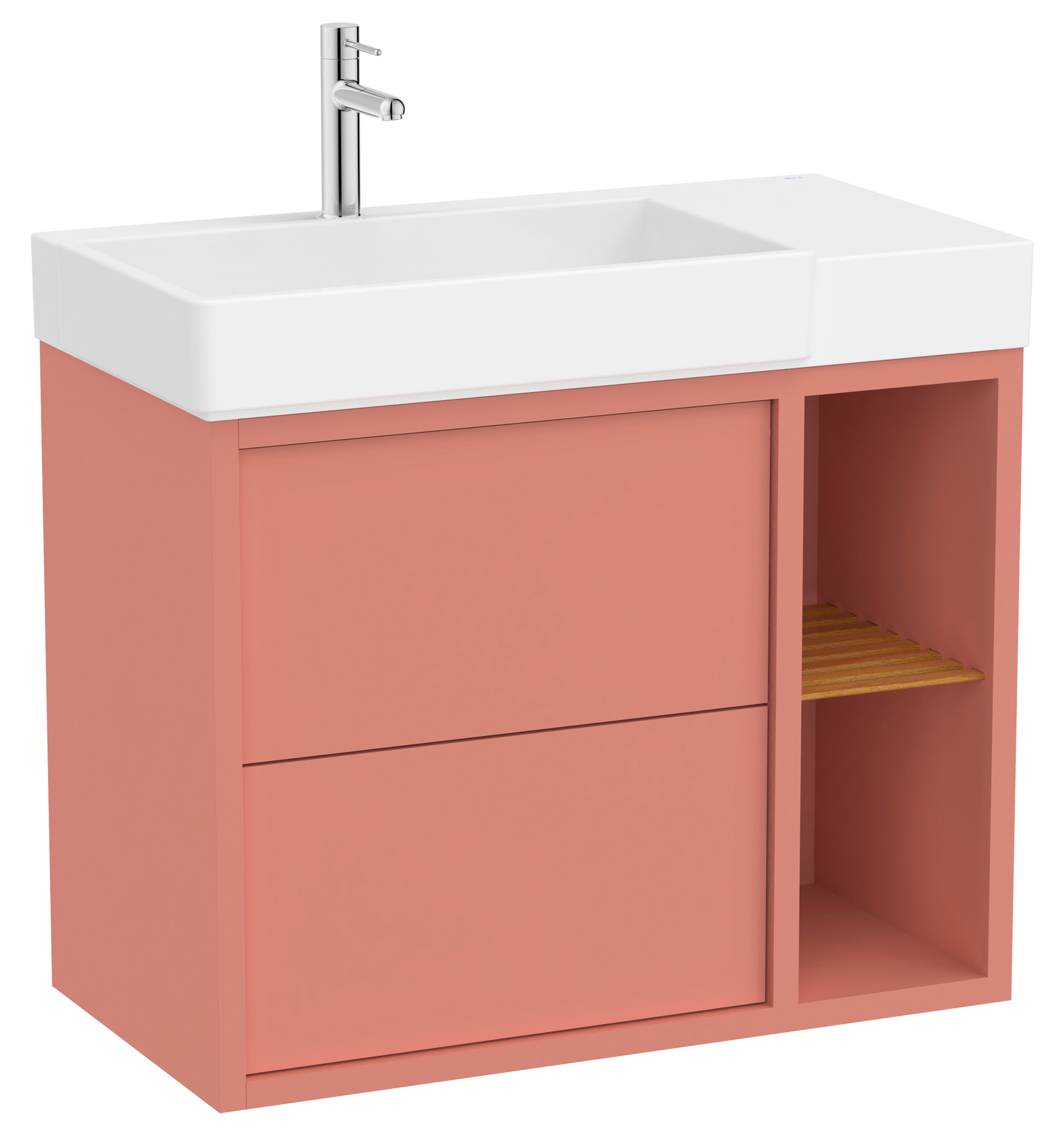 Roca Tura umywalka z szafką 80 cm Terakota A852028560