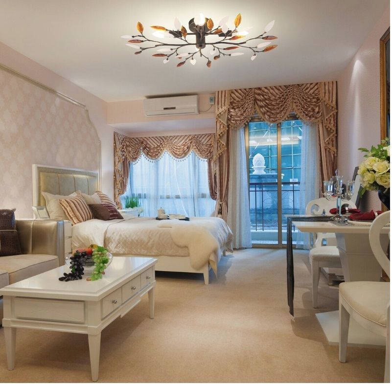 Rabalux Lilian lampa podsufitowa 4x40 W brązowa 2849