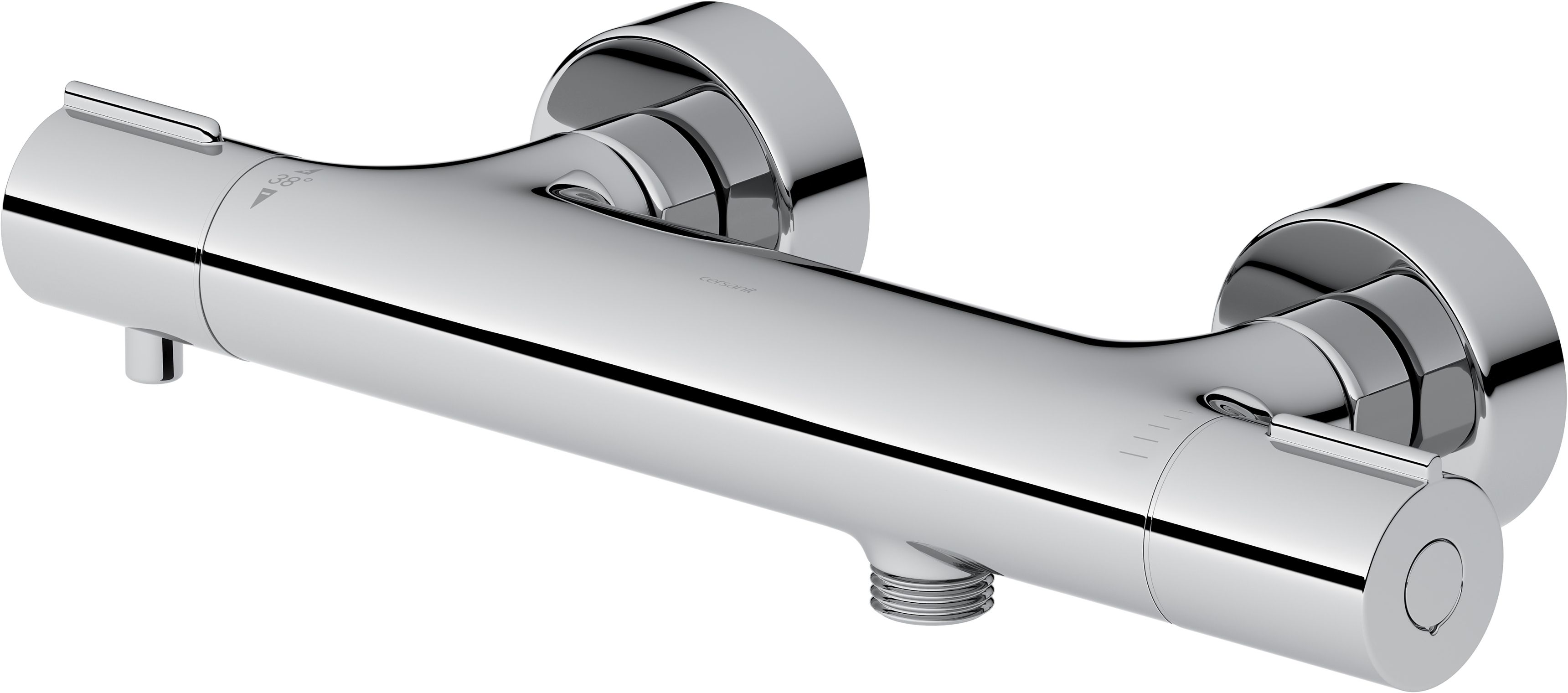 Cersanit Virgo bateria prysznicowa ścienna termostatyczna chrom S951-579 - Wysyłka w 24h