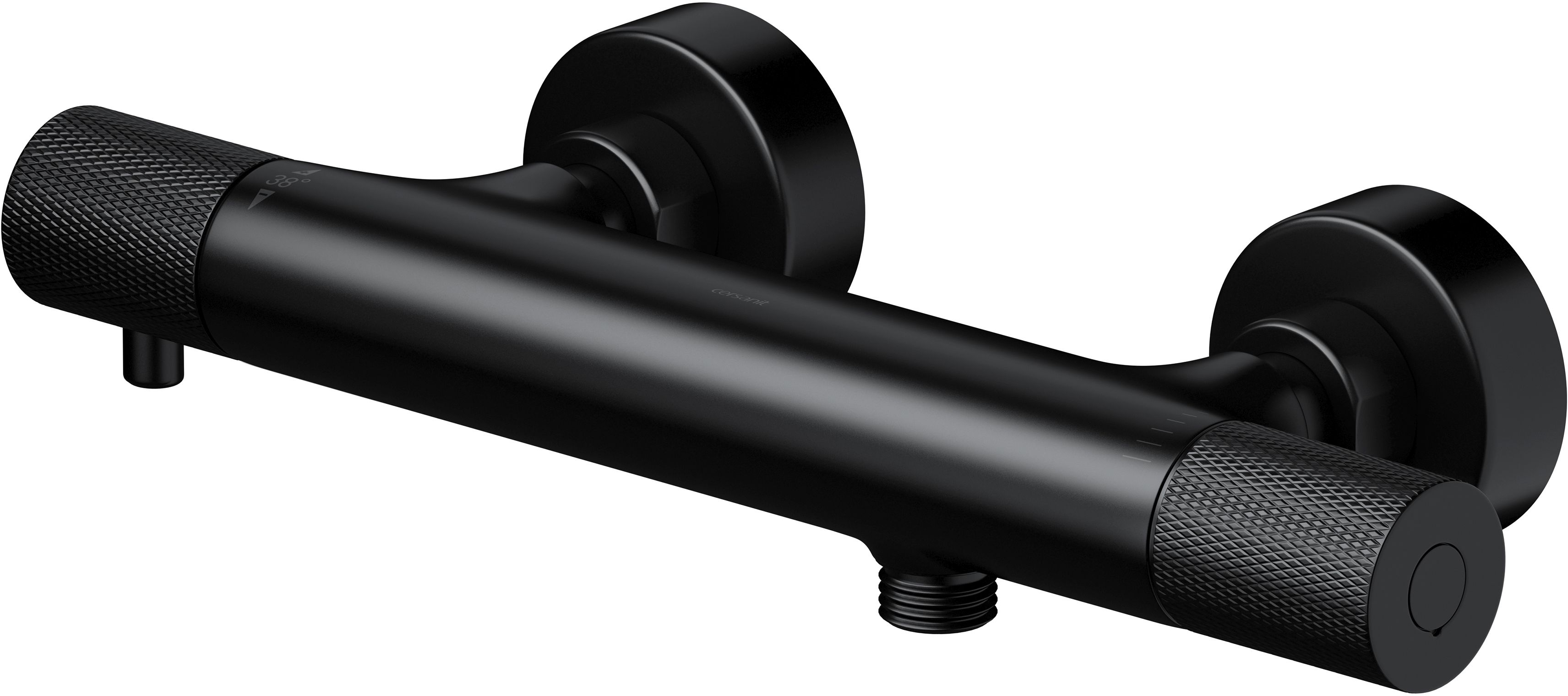 Cersanit Zen bateria prysznicowa ścienna termostatyczna czarny mat S951-582 - Wysyłka w 24h