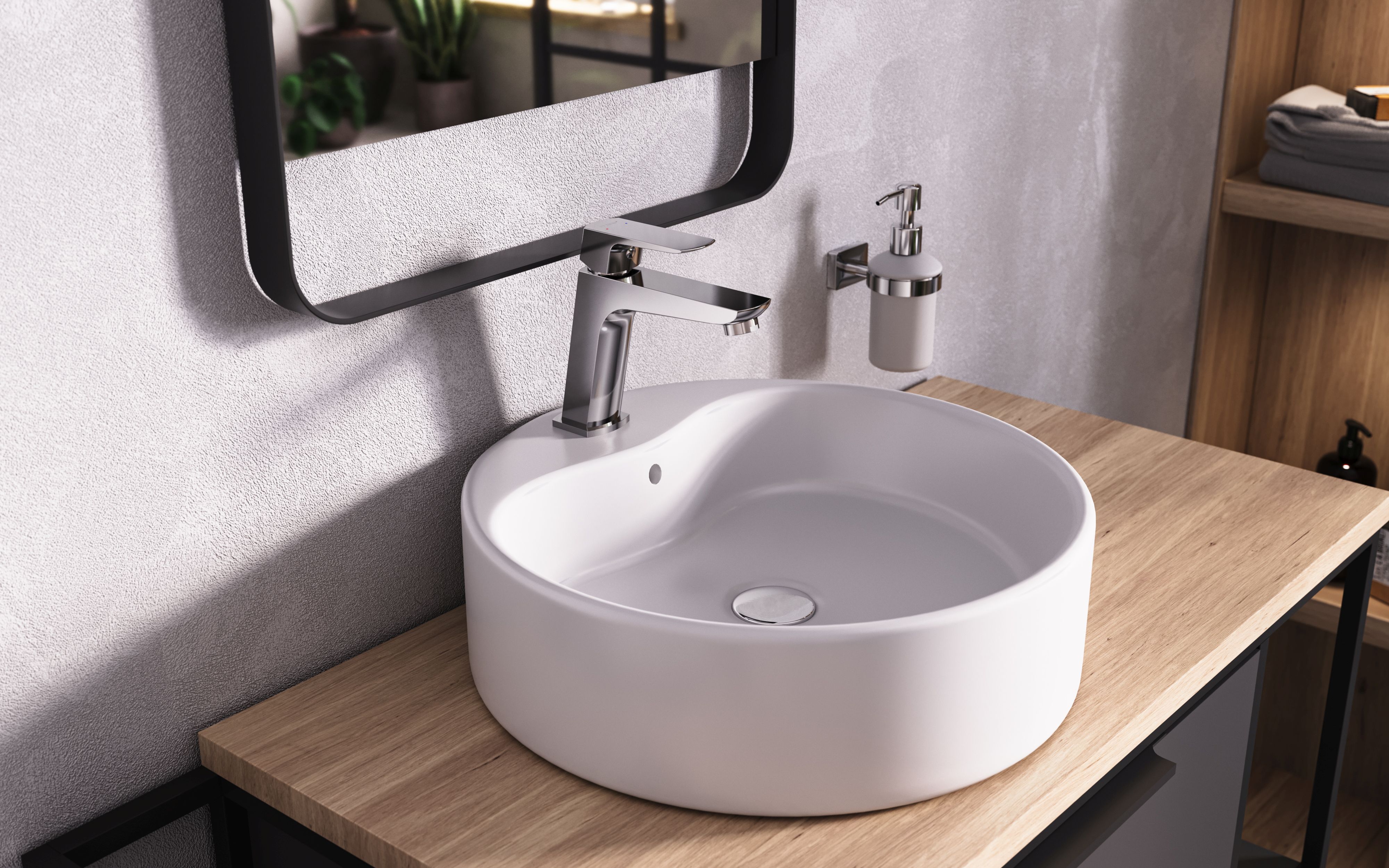 Ferro Vitto VerdeLine bateria umywalkowa stojąca chrom BVI2VL - Wysyłka w 24h