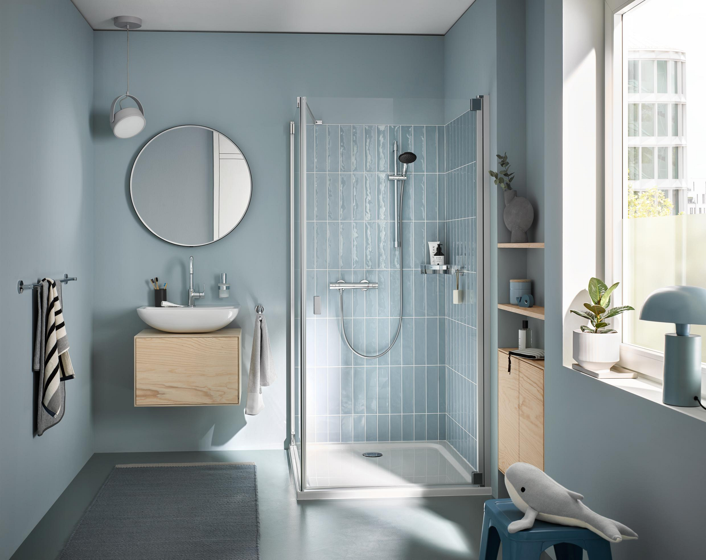 Grohe Precision Get bateria prysznicowa ścienna termostatyczna chrom 34856000 - Wysyłka w 24h