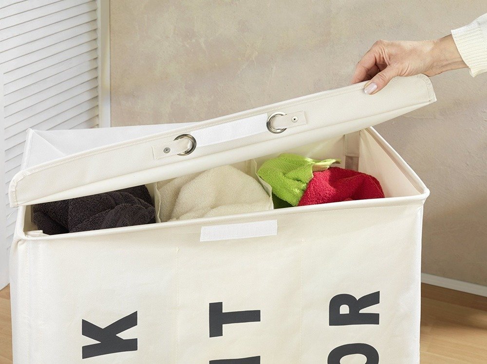 Wenko Trivo kosz na pranie 116 l beżowy 62081100 - Wysyłka w 24h