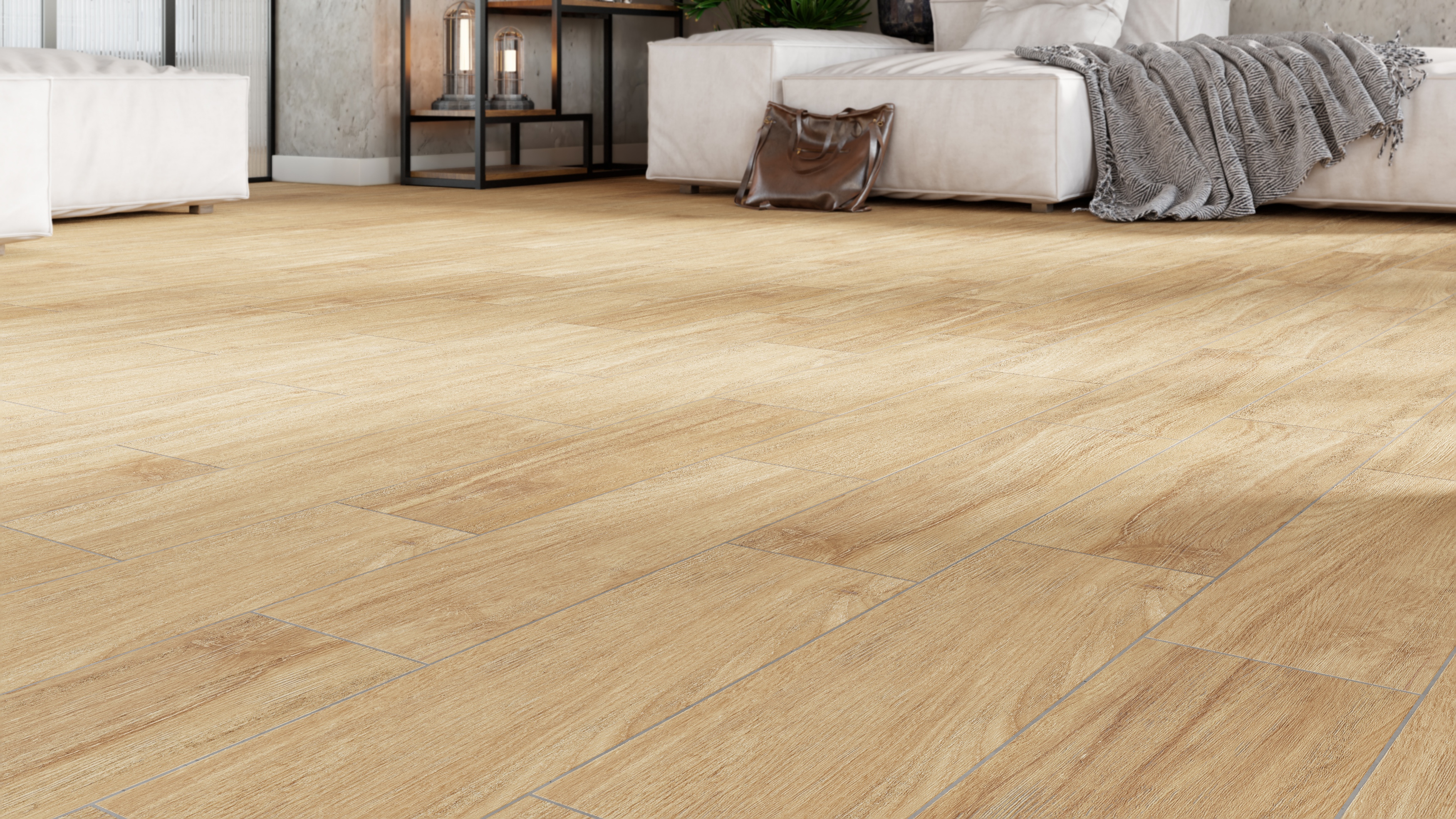 Cersanit Woodland Pine Wood beige płytka ścienno-podłogowa 18,5x59,8 cm STR beżowy mat