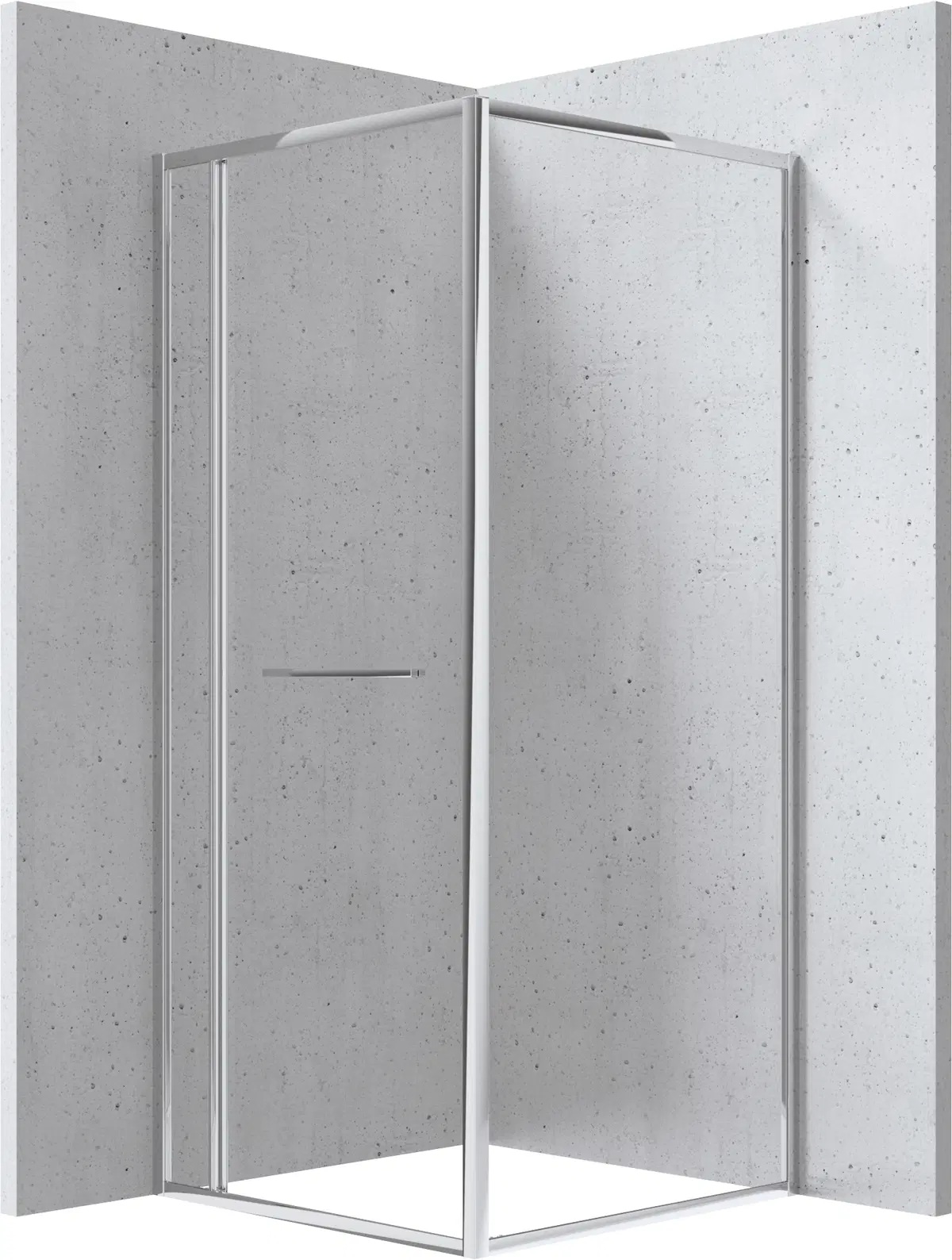 Deante Blur kabina prysznicowa 80x80 cm kwadratowa chrom połysk/szkło przezroczyste KQB_0088P