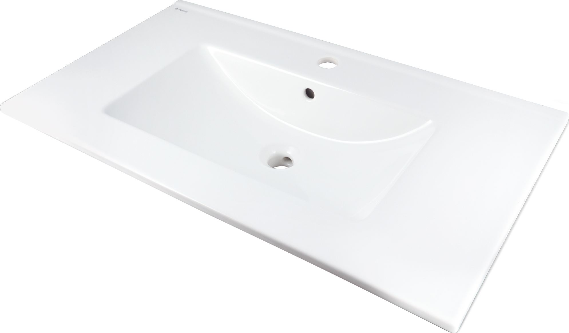 Deante Tubo umywalka 81,5x47 cm prostokątna meblowa biała CTU_648M