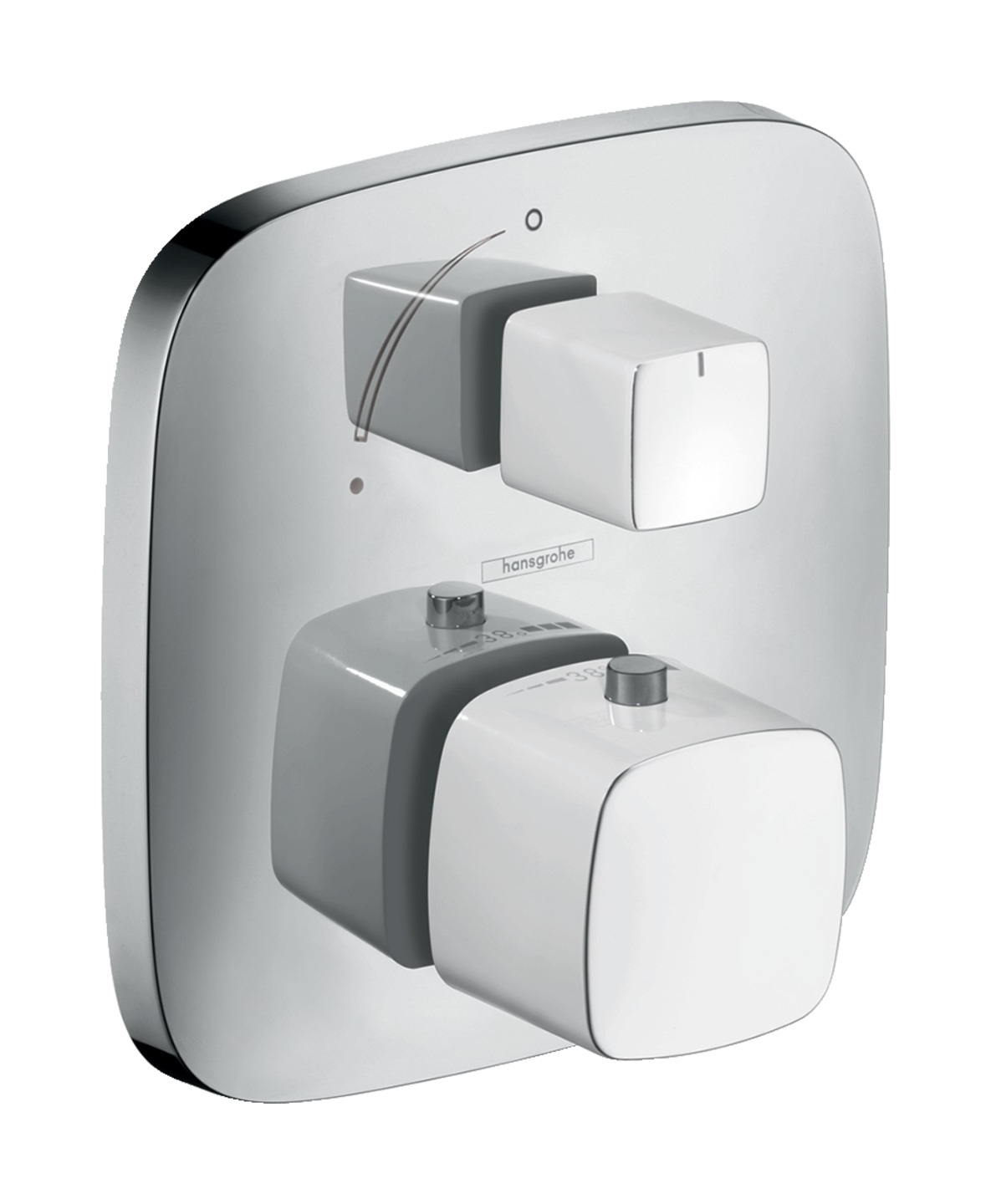 Hansgrohe PuraVida bateria prysznicowa podtynkowa termostatyczna biały/chrom 15775400 - Wysyłka w 24h