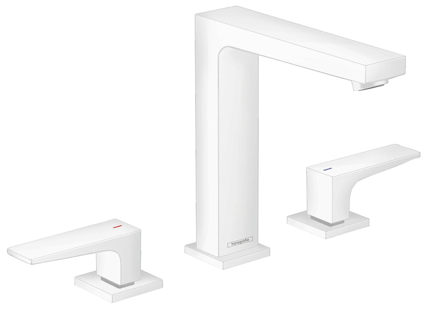 Hansgrohe Metropol bateria umywalkowa stojąca biały mat 32515700