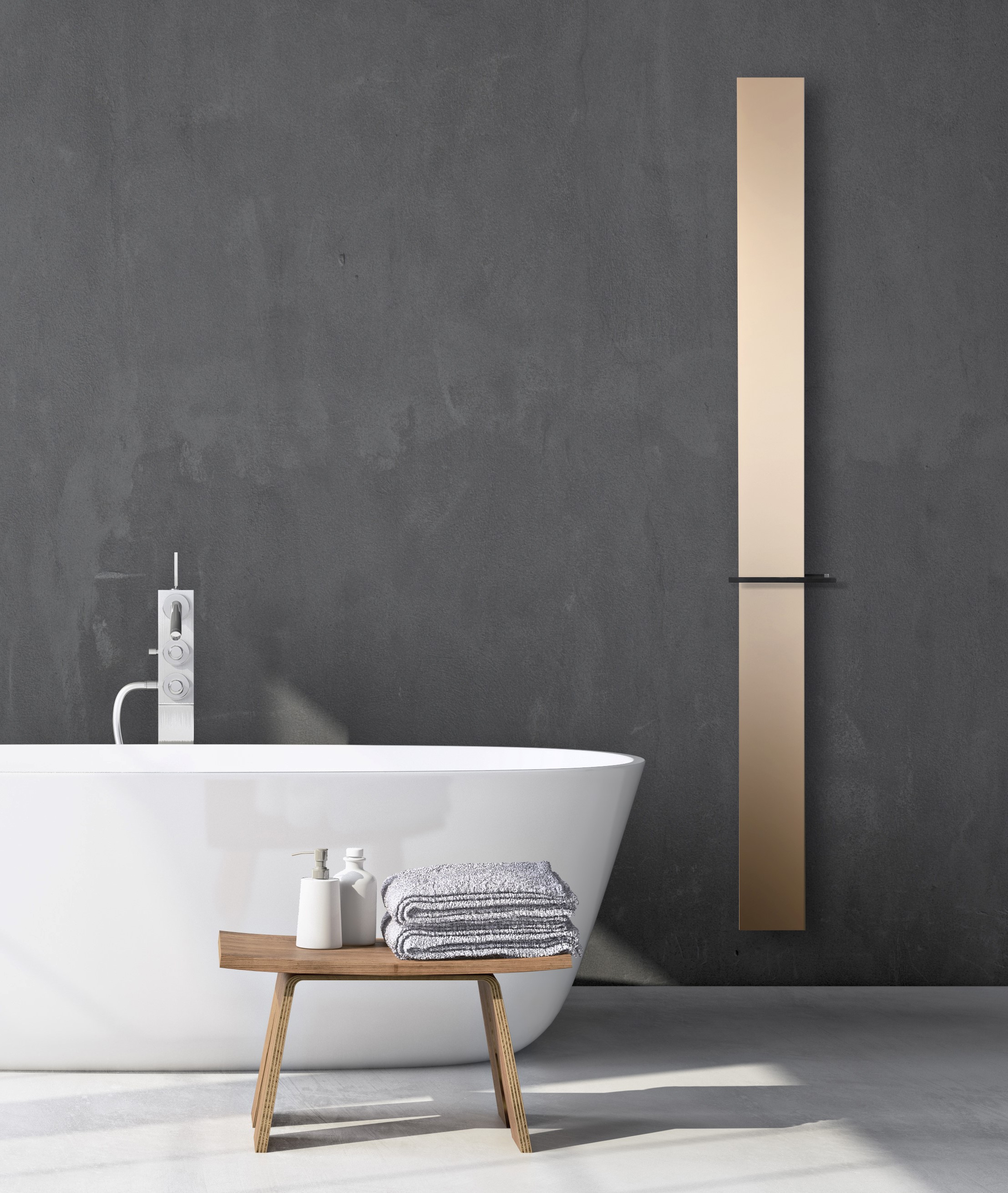 Kermi poręcz do grzejnika 24 cm biała ZC01160004