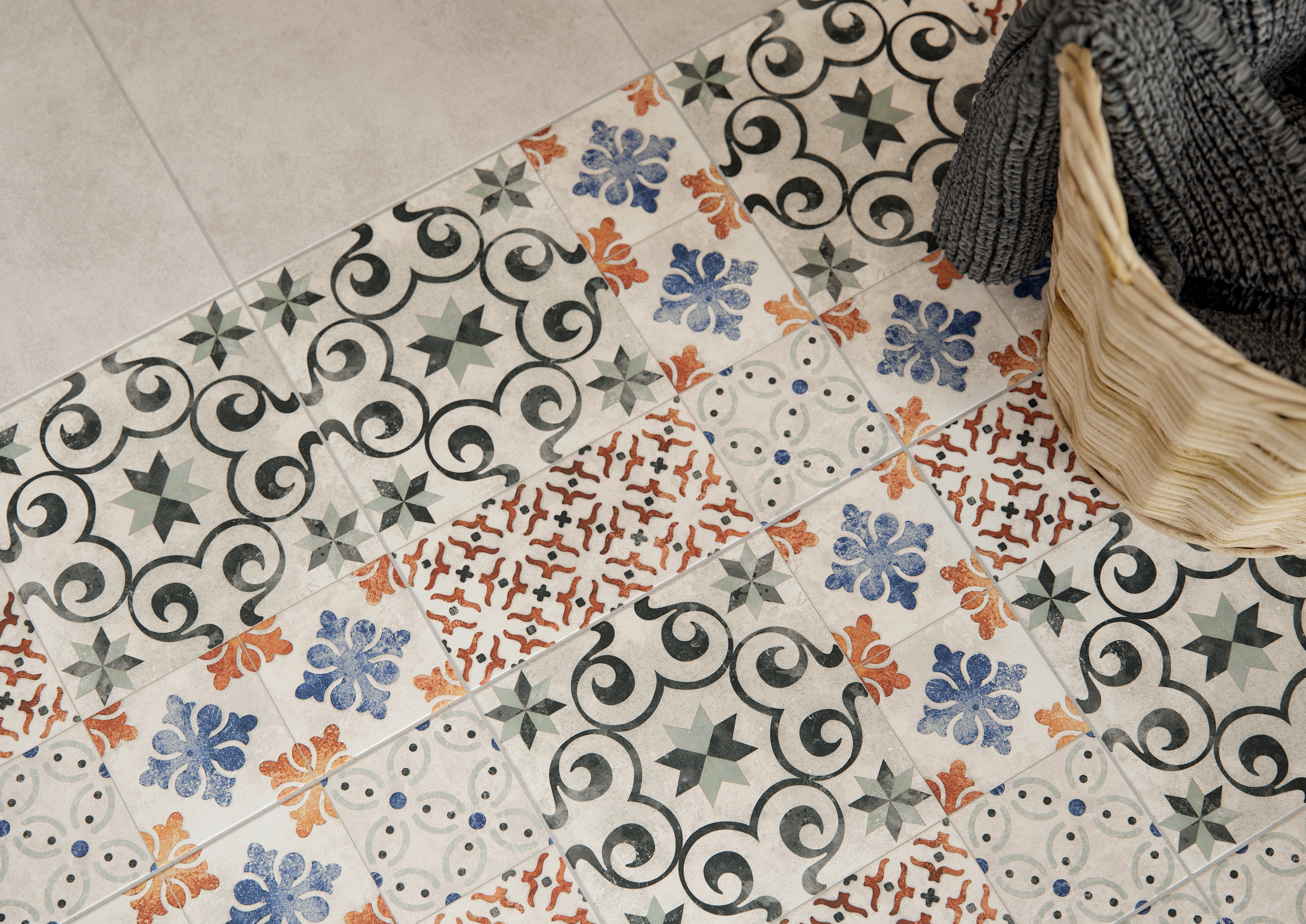 Cersanit Patchwork G417 patchwork one płytka ścienno-podłogowa 42x42 cm mix mat