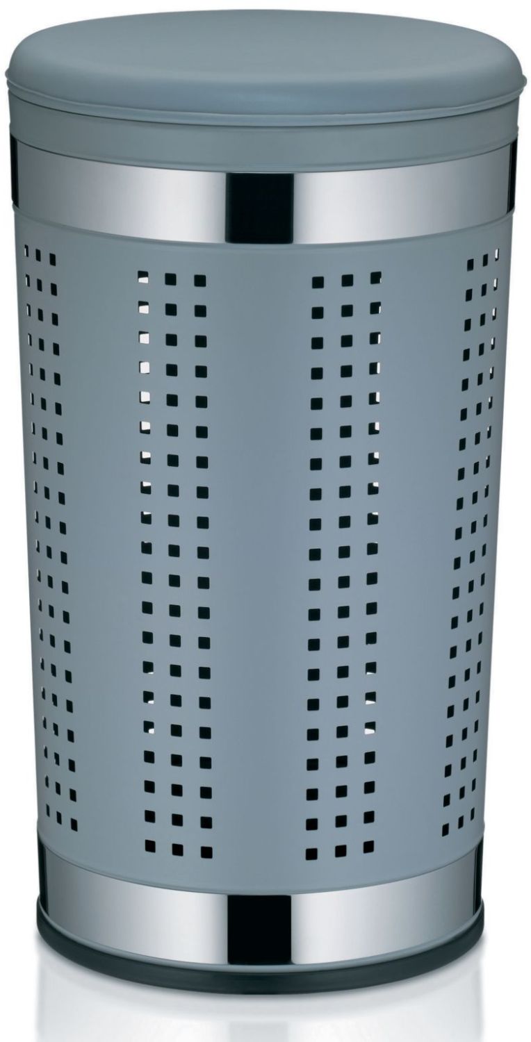 Kela Sevilla kosz na pranie metal/tworzywo jasnoszare 21819 - Wysyłka w 24h